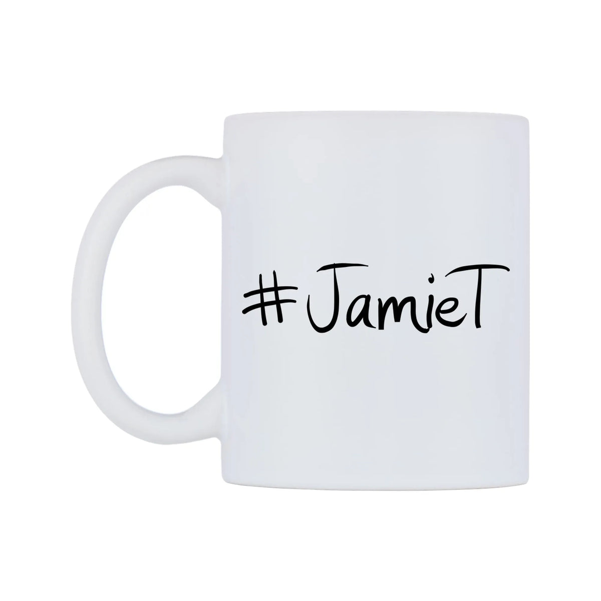 JamieT Mug — mug, right side, on a white background