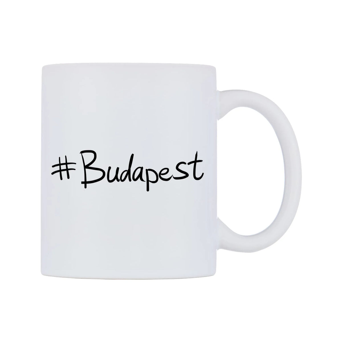 Budapest Mug — mug, left side, on a white background
