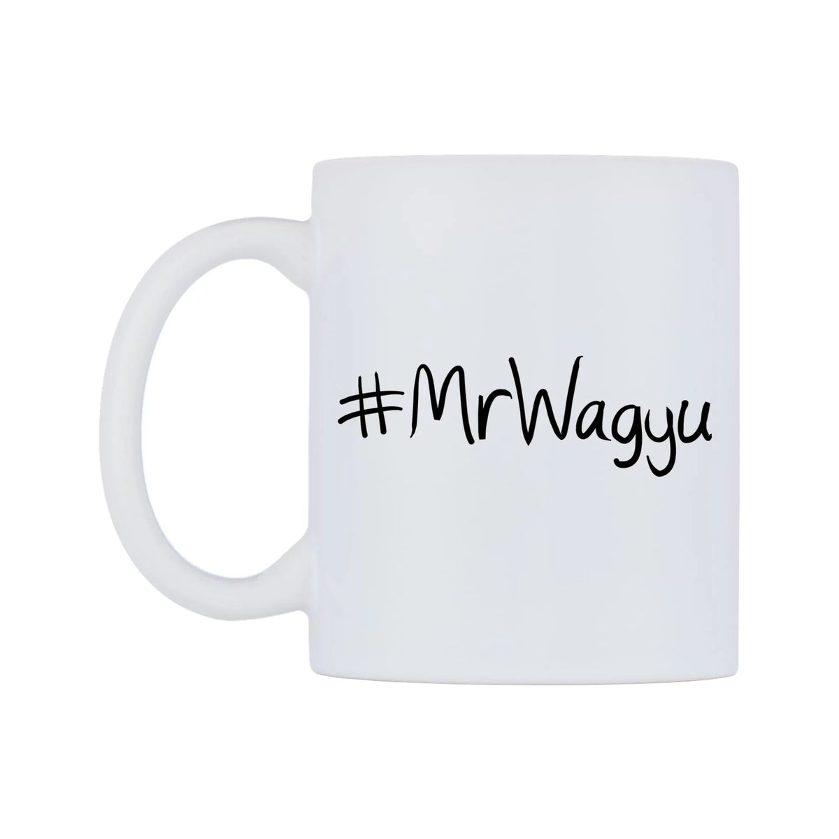 MrWagyu Mug — mug, right side, on a white background