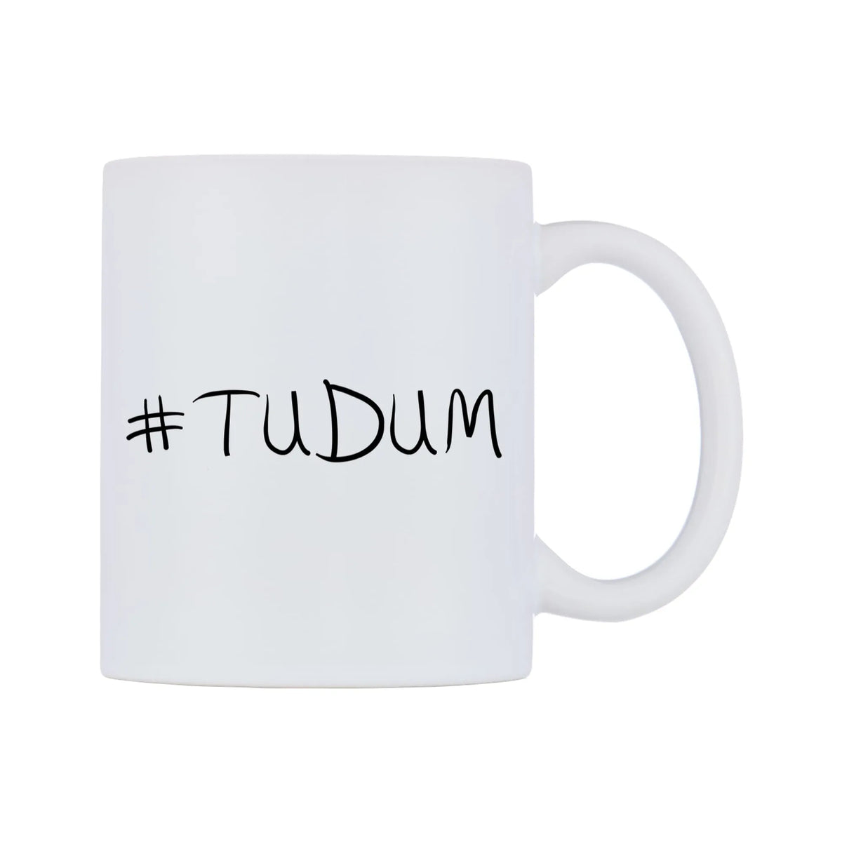 TUDUM Mug — mug, left side, on a white background