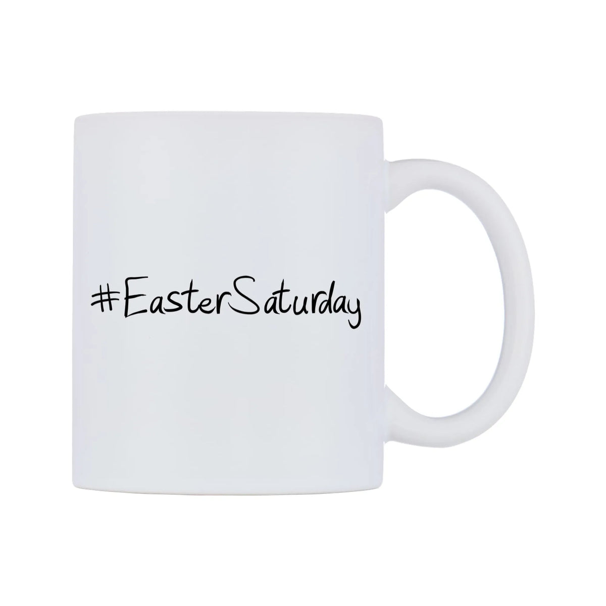 EasterSaturday Mug — mug, left side, on a white background