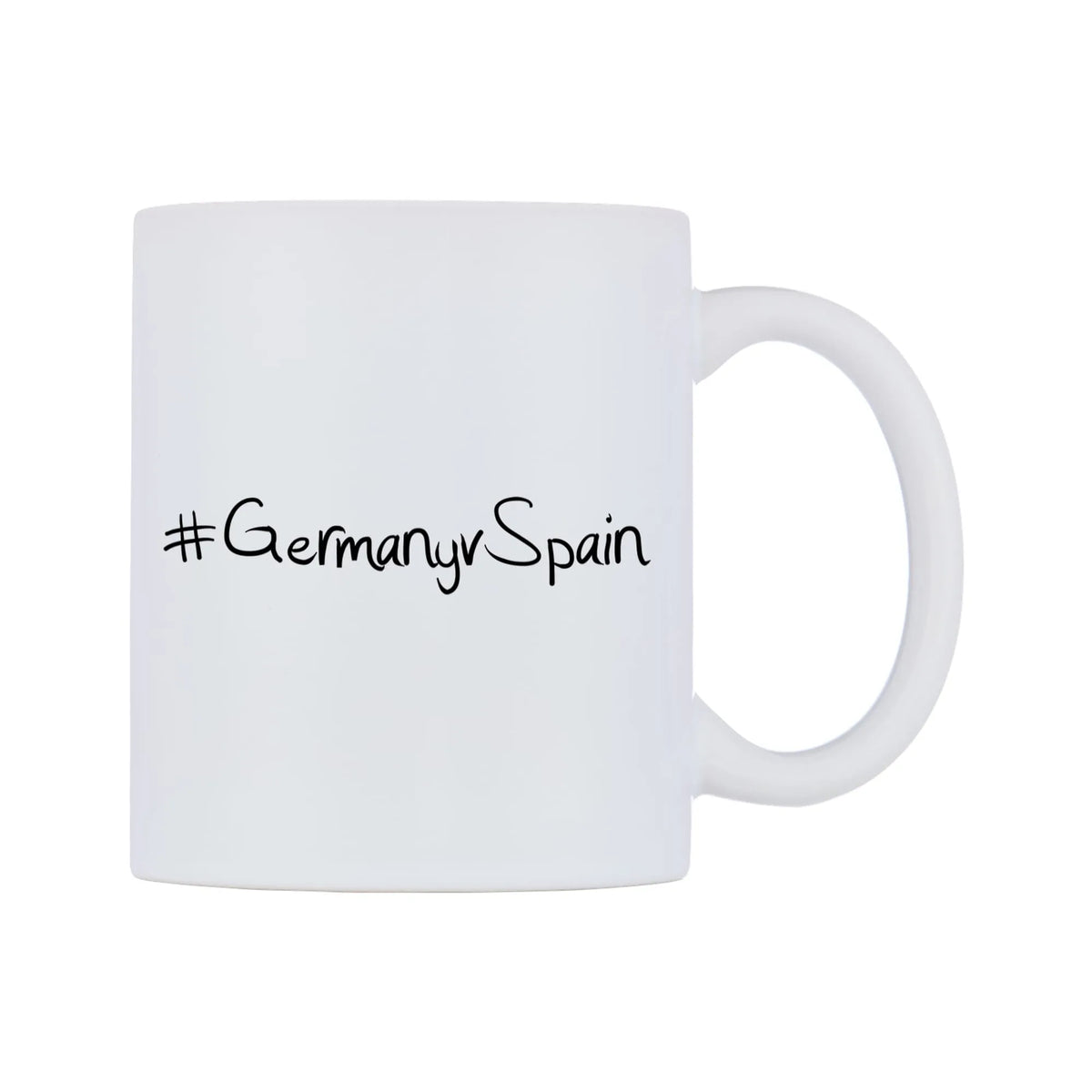 GermanyvSpain Mug — mug, left side, on a white background