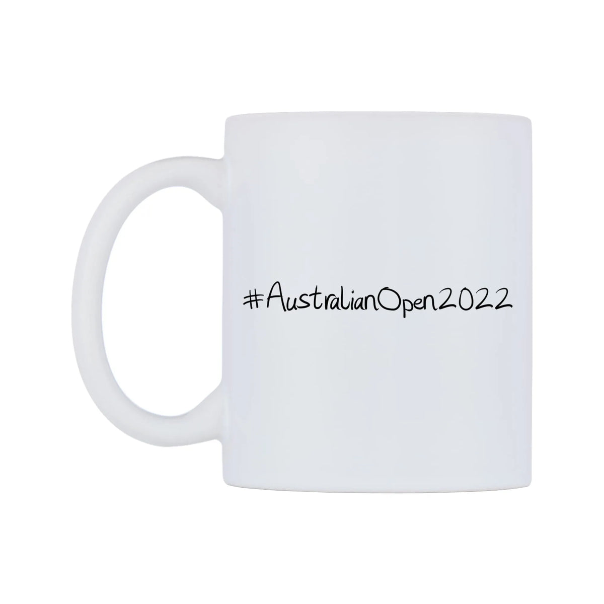 AustralianOpen2022 Mug — mug, right side, on a white background
