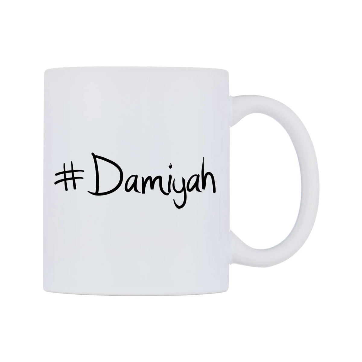 Damiyah Mug — mug, left side, on a white background