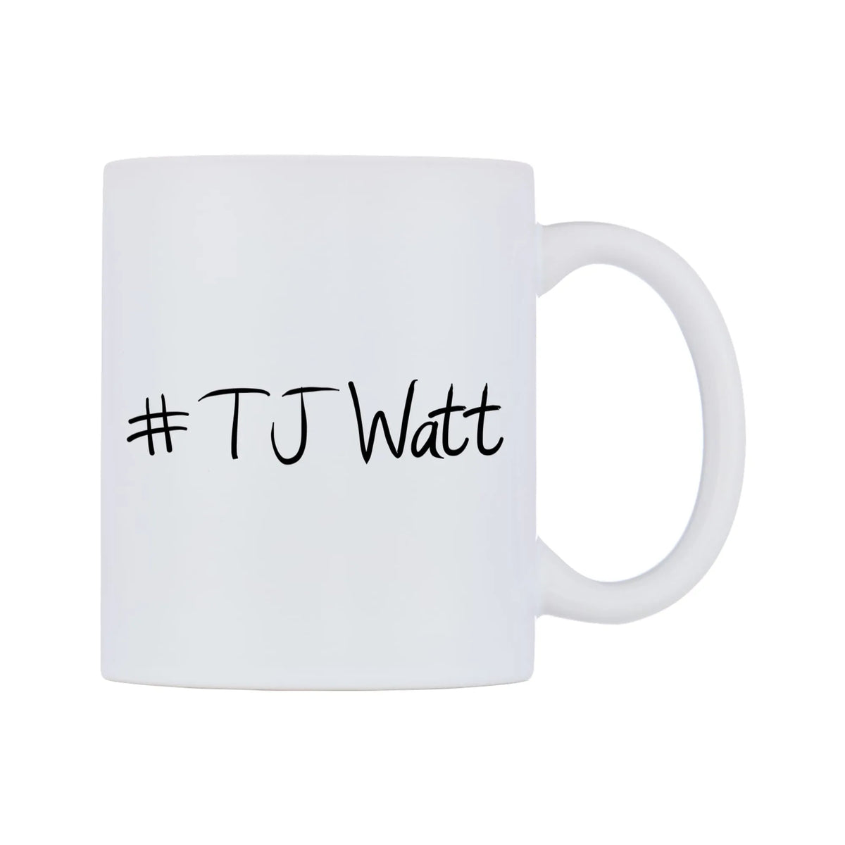 TJWatt Mug — mug, left side, on a white background