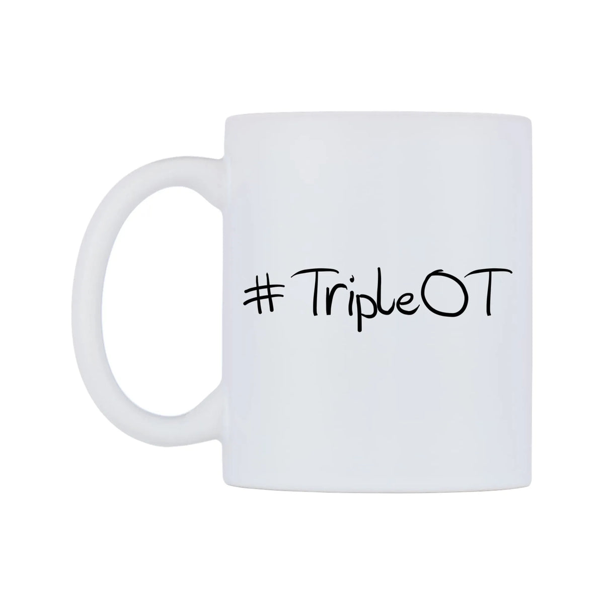 TripleOT Mug — mug, right side, on a white background
