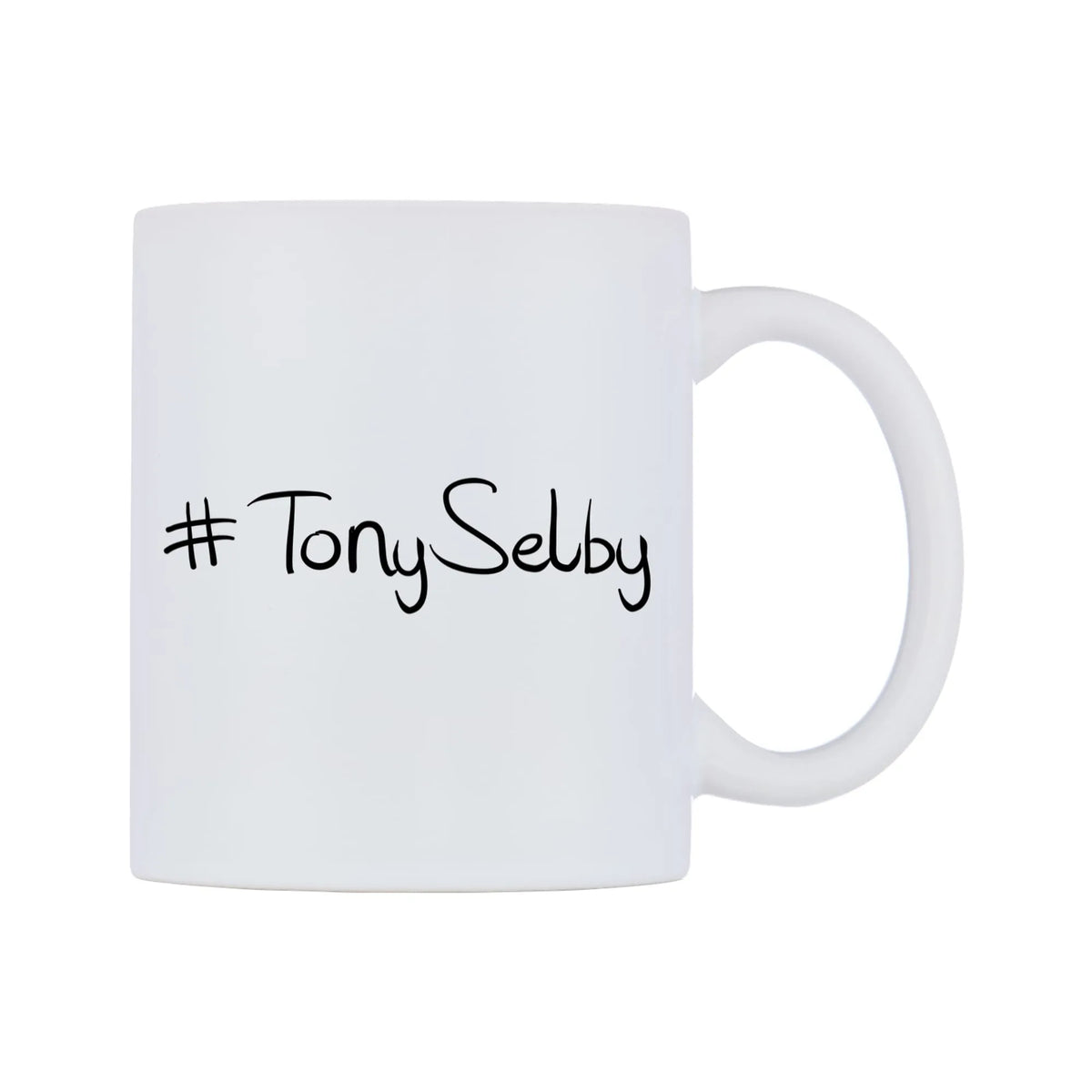 TonySelby Mug — mug, left side, on a white background