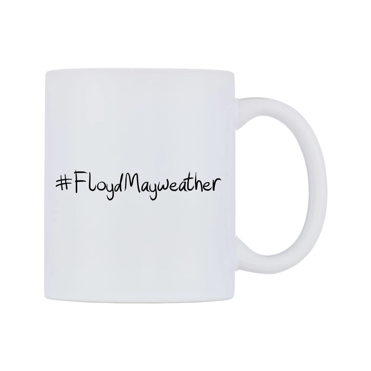 FloydMayweather Mug — mug, left side, on a white background