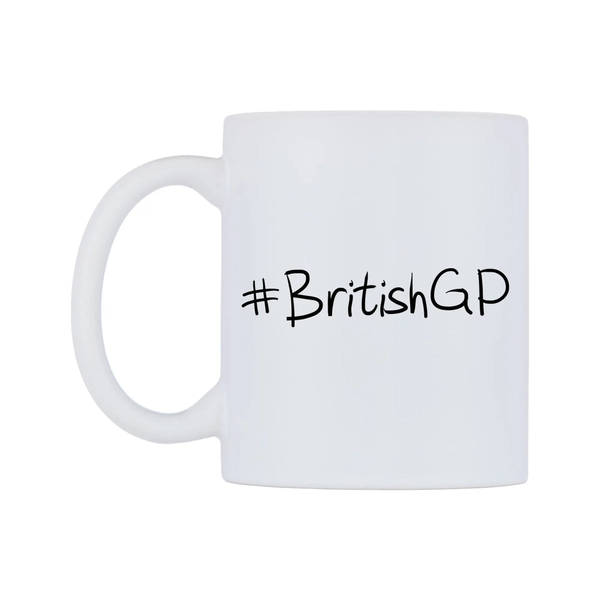 BritishGP Mug — mug, right side, on a white background