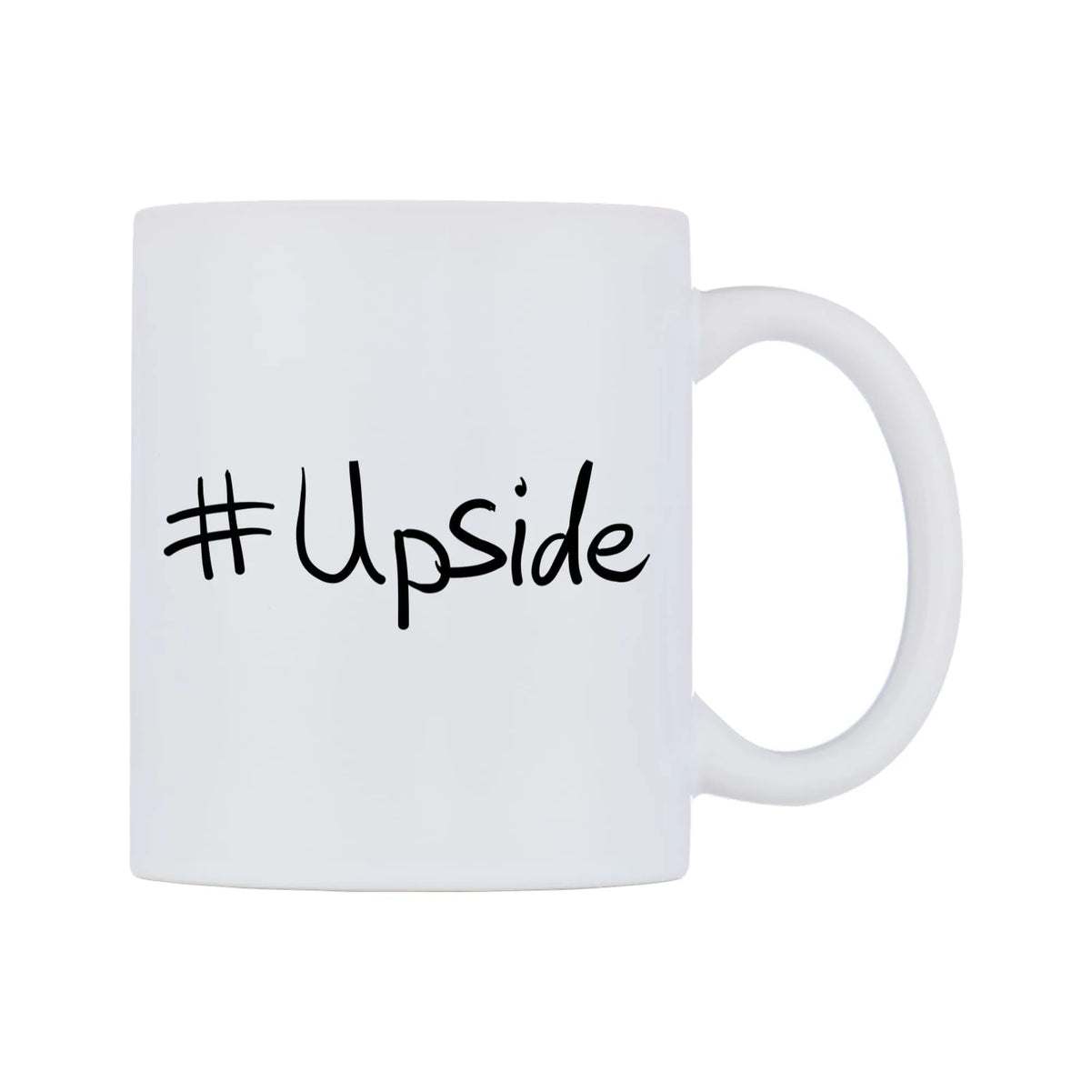 Upside Mug — mug, left side, on a white background