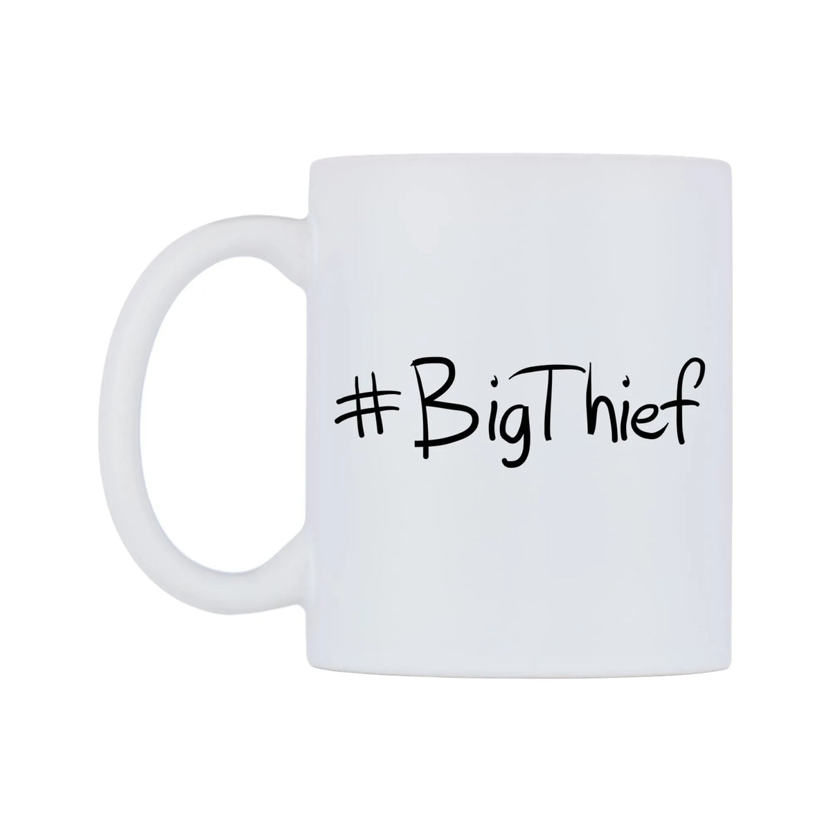 BigThief Mug — mug, right side, on a white background
