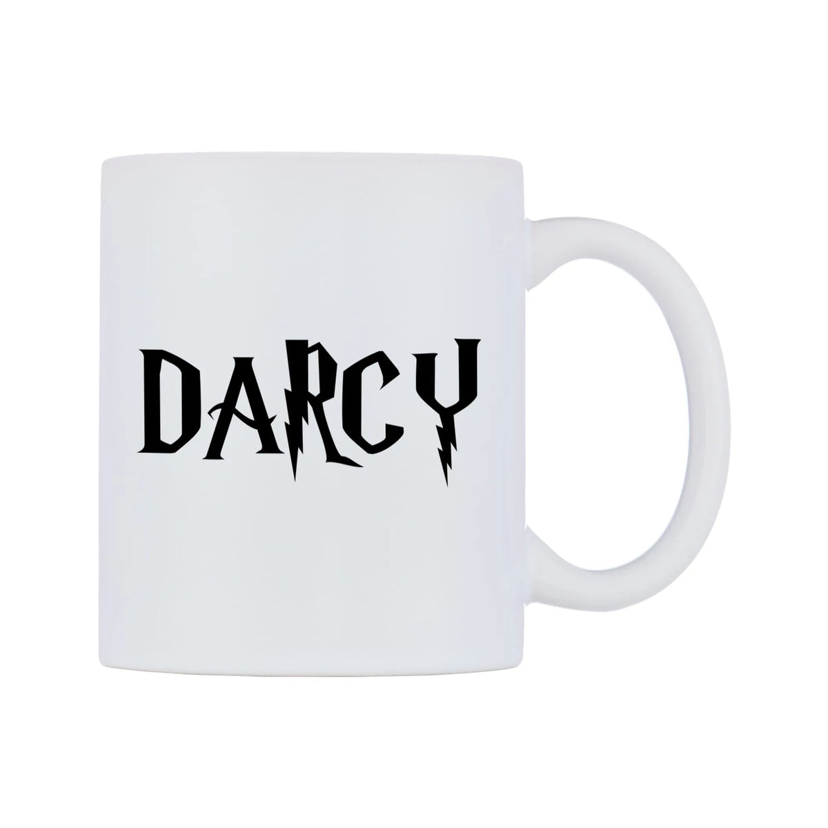Darcy - Wizard Themed Mug — mug, left side, on a white background