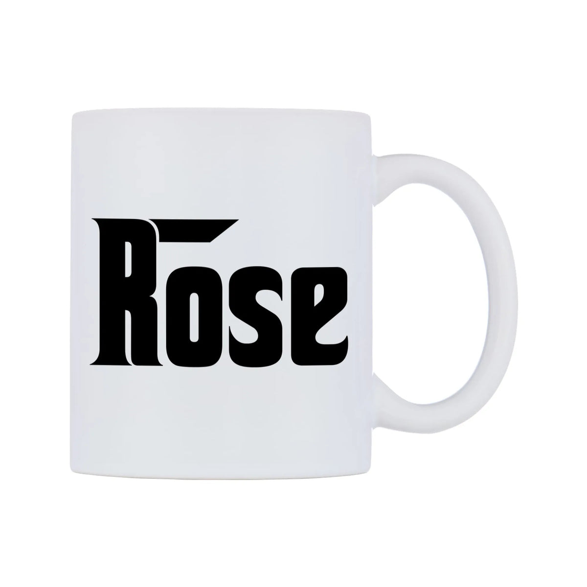 Rose - Godfather Themed Mug — white 11oz gloss mug, left side, on a white background