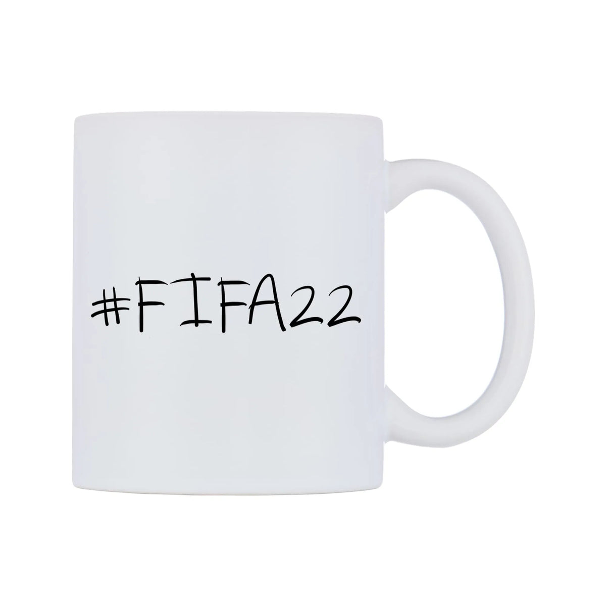 FIFA22 Mug — mug, left side, on a white background