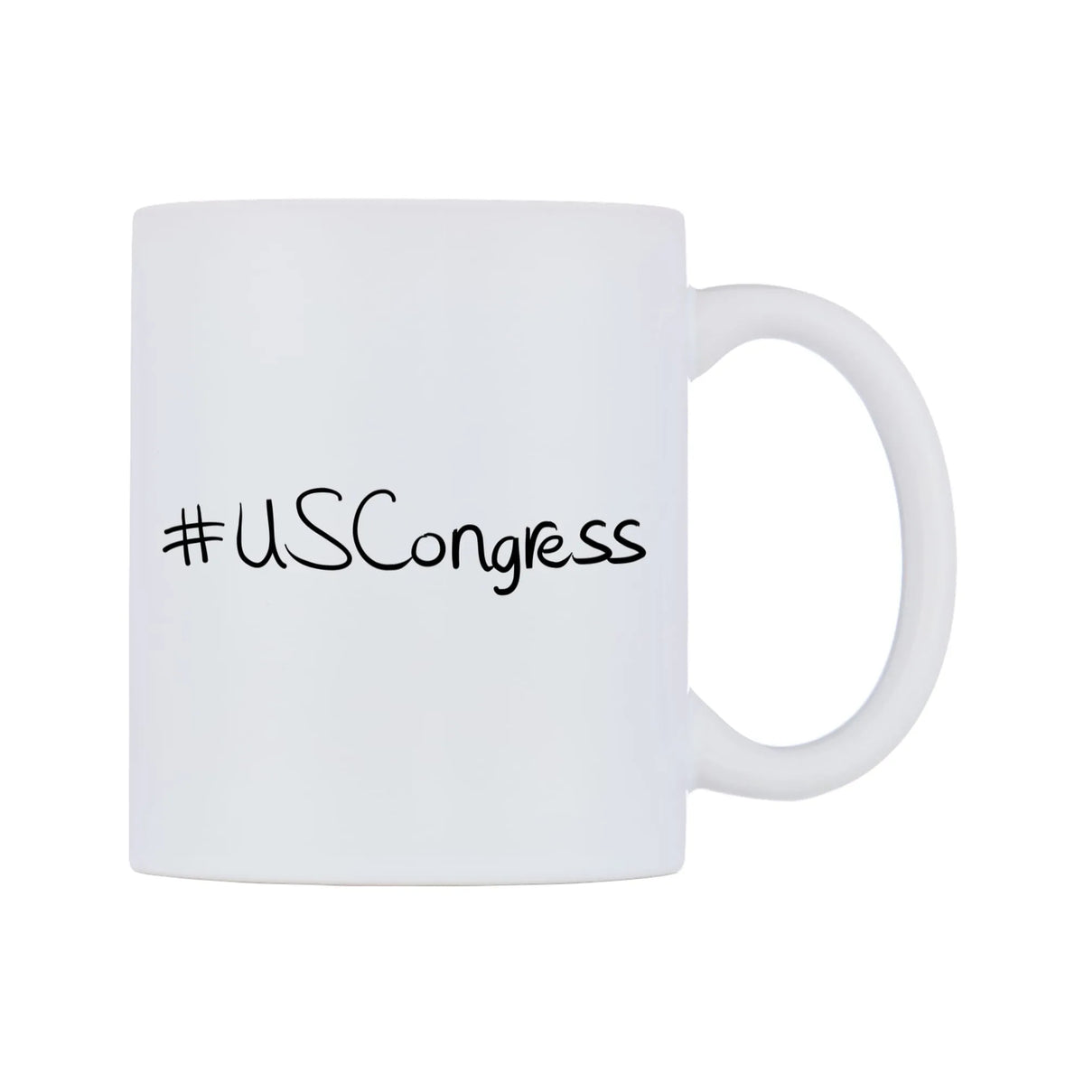 USCongress Mug — mug, left side, on a white background