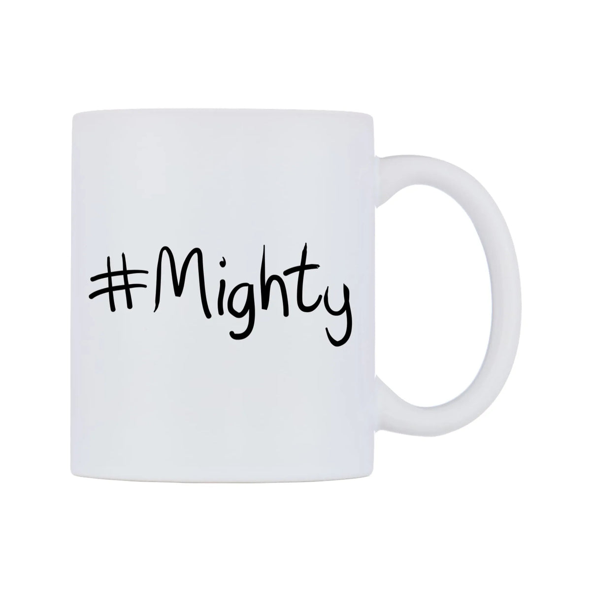 Mighty Mug — mug, left side, on a white background