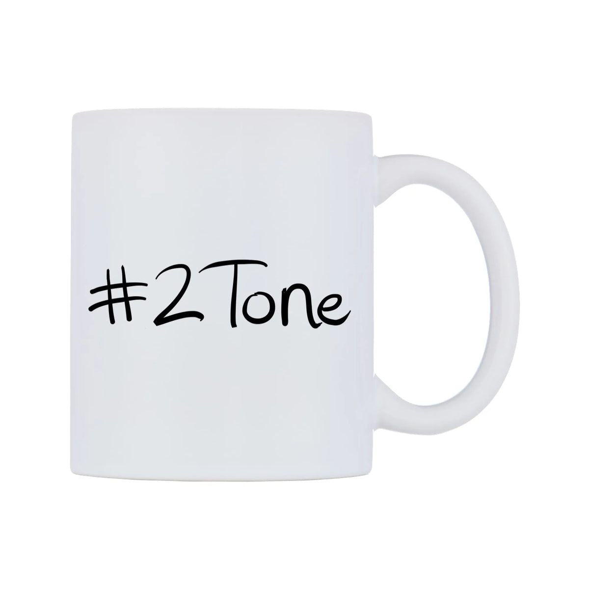 number 2Tone Mug — mug, left side, on a white background