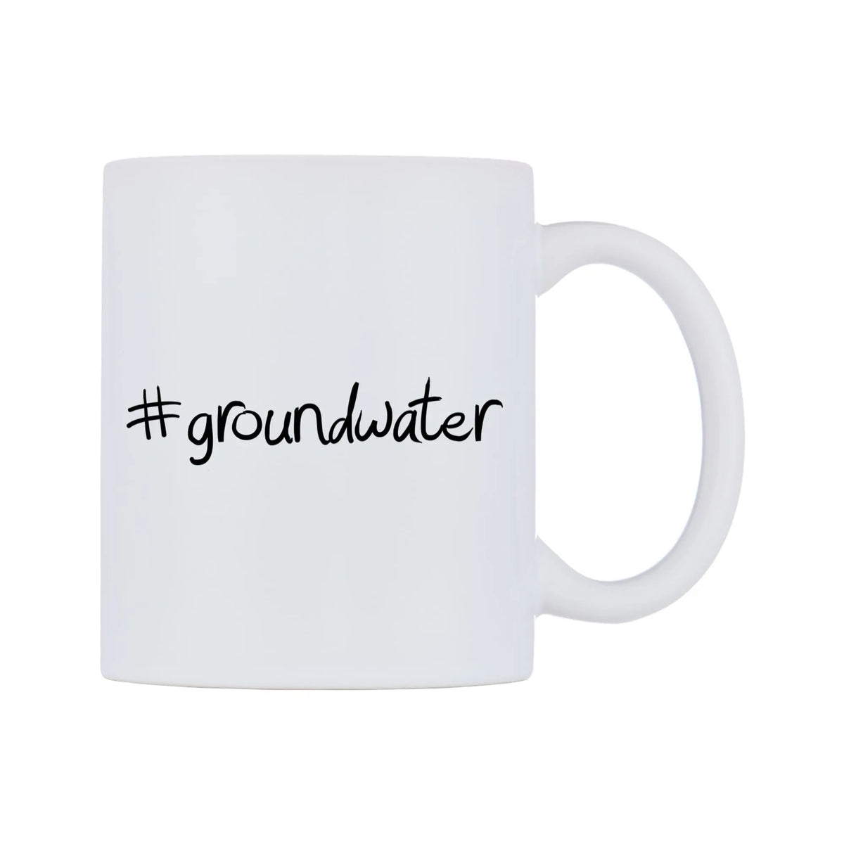 groundwater Mug — mug, left side, on a white background