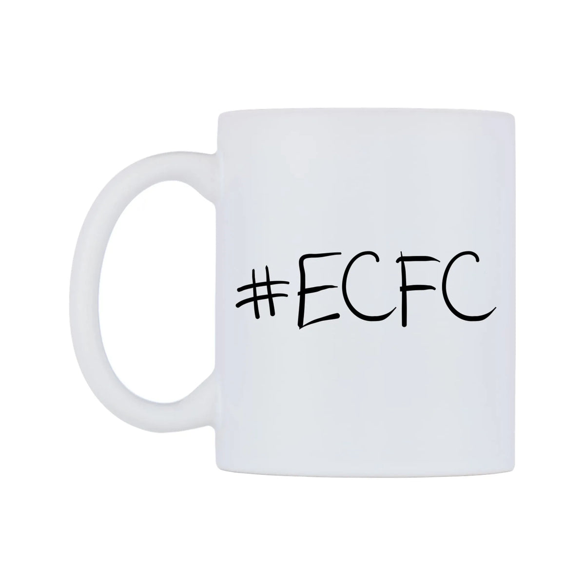 ECFC Mug — mug, right side, on a white background