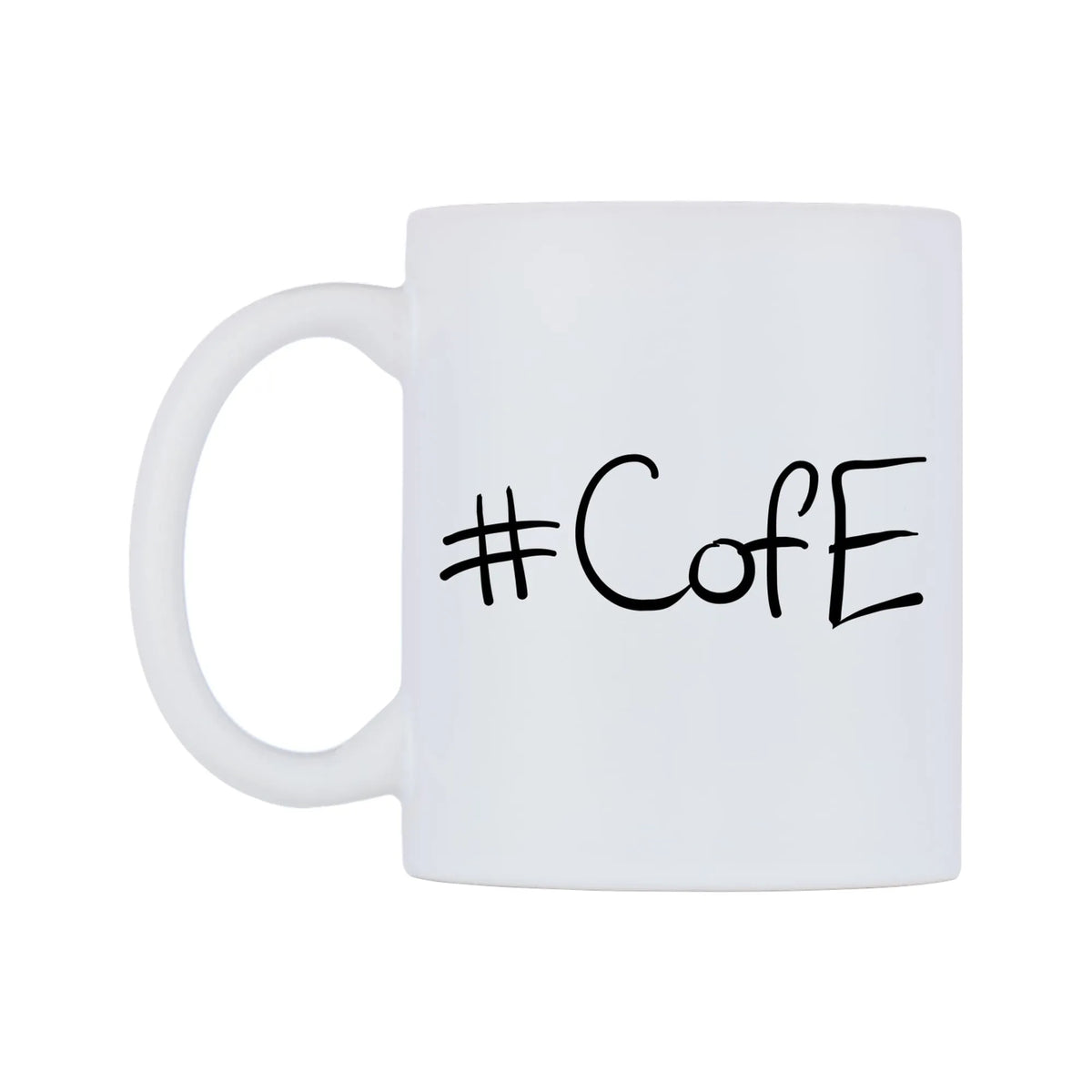 CofE Mug — mug, right side, on a white background