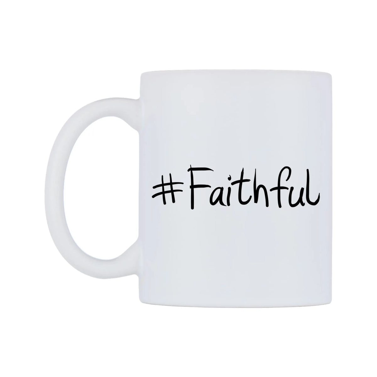 Faithful Mug — mug, right side, on a white background