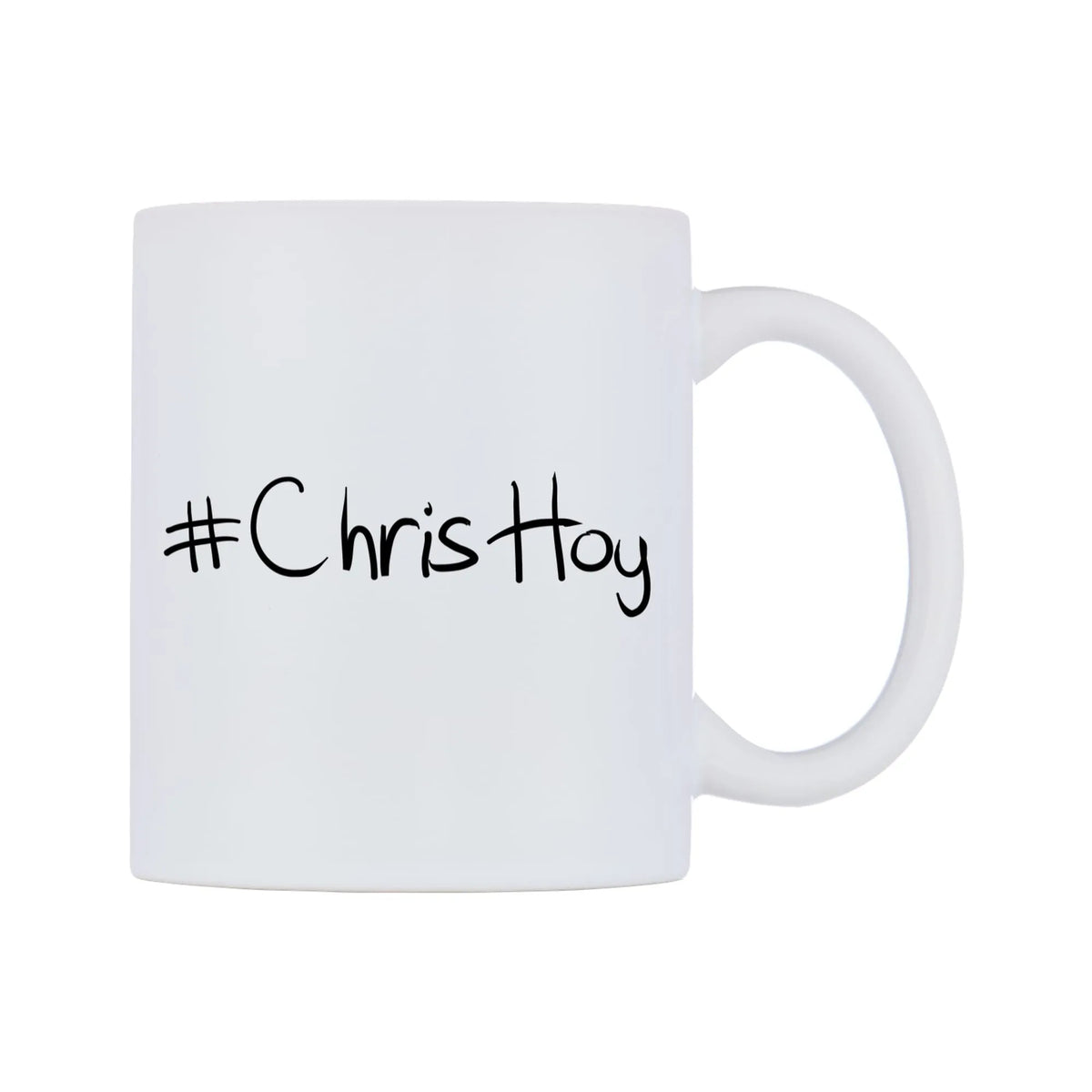 ChrisHoy Mug — mug, left side, on a white background