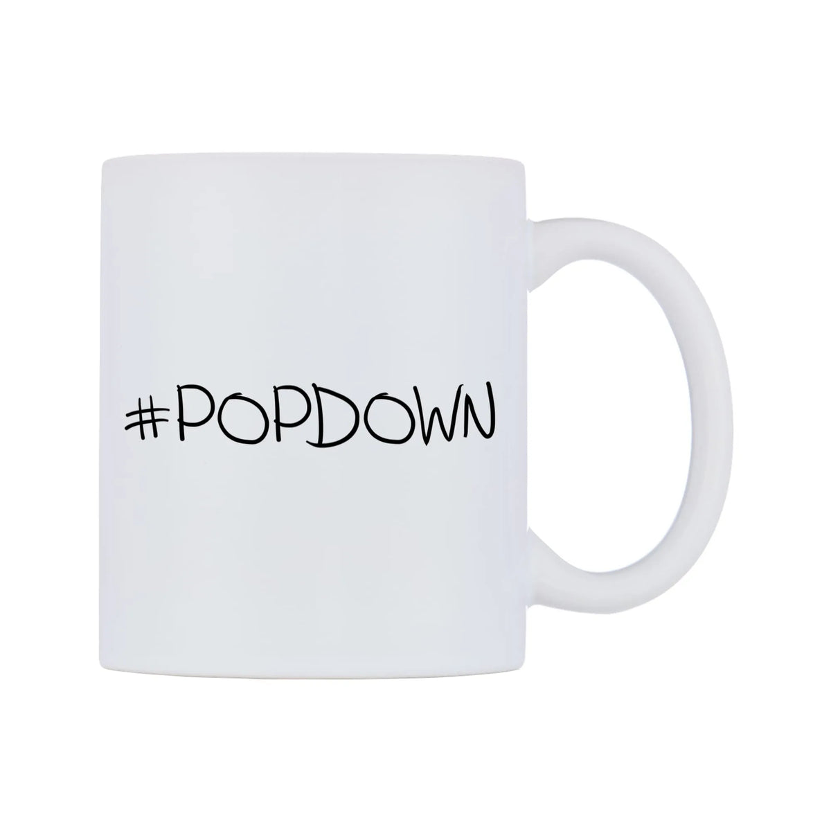 POPDOWN Mug — mug, left side, on a white background