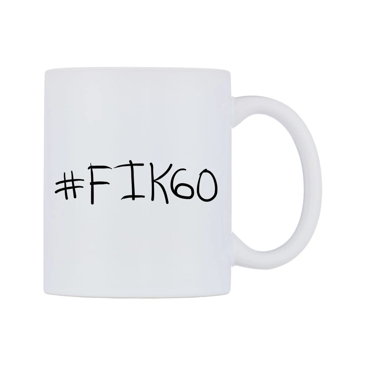 FIK60 Mug — mug, left side, on a white background