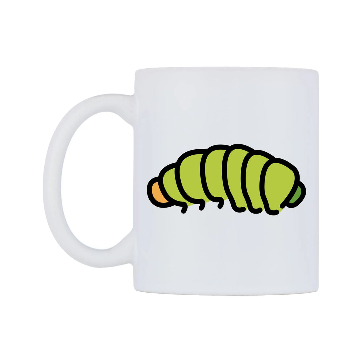 Bug Emoji Mug — mug, right side, on a white background