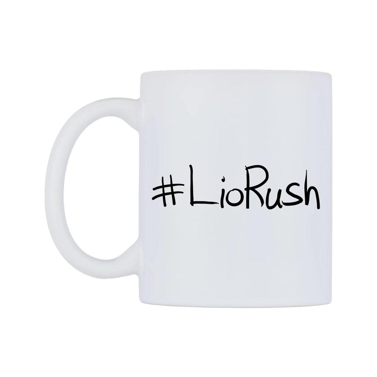 LioRush Mug — mug, right side, on a white background