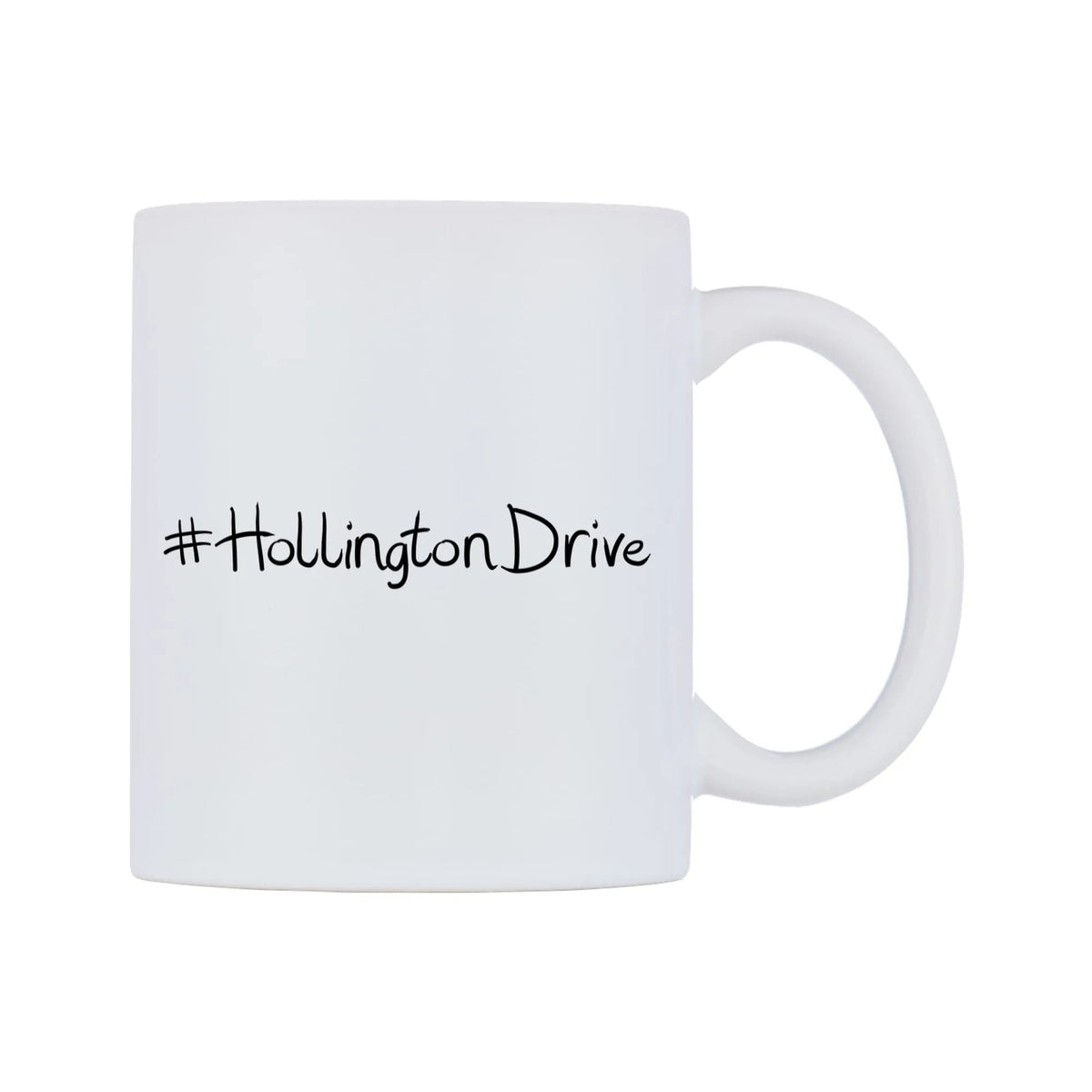HollingtonDrive Mug — mug, left side, on a white background