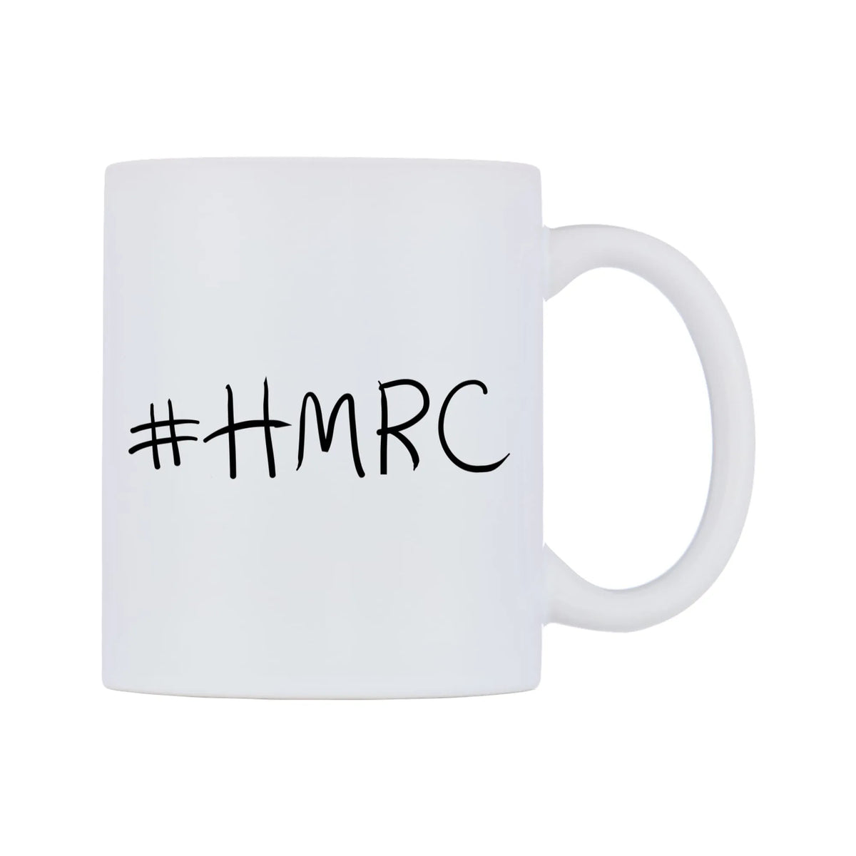 HMRC Mug — mug, left side, on a white background