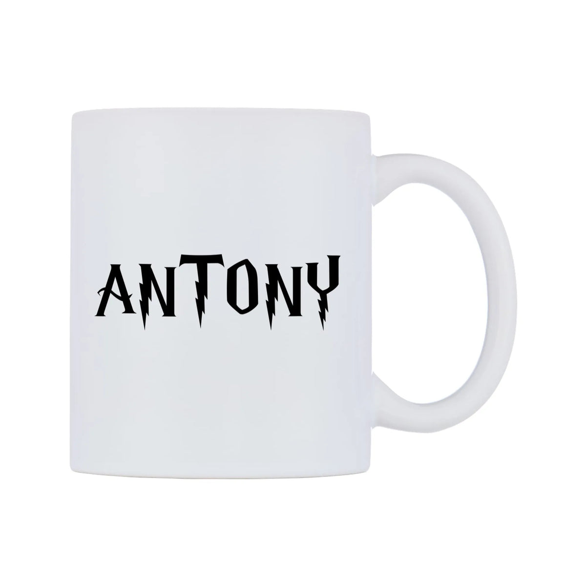 Antony - Wizard Themed Mug — mug, left side, on a white background