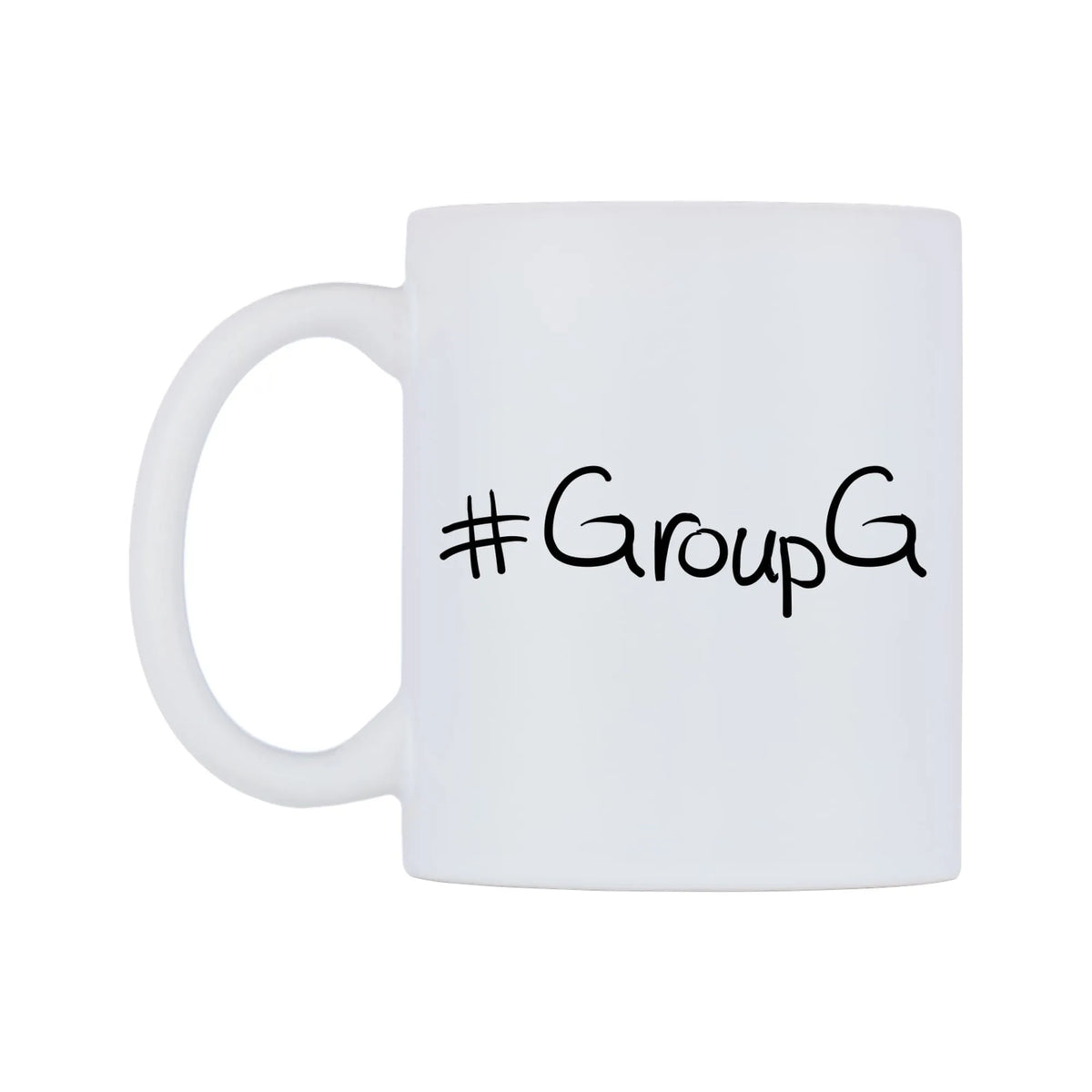 GroupG Mug — mug, right side, on a white background