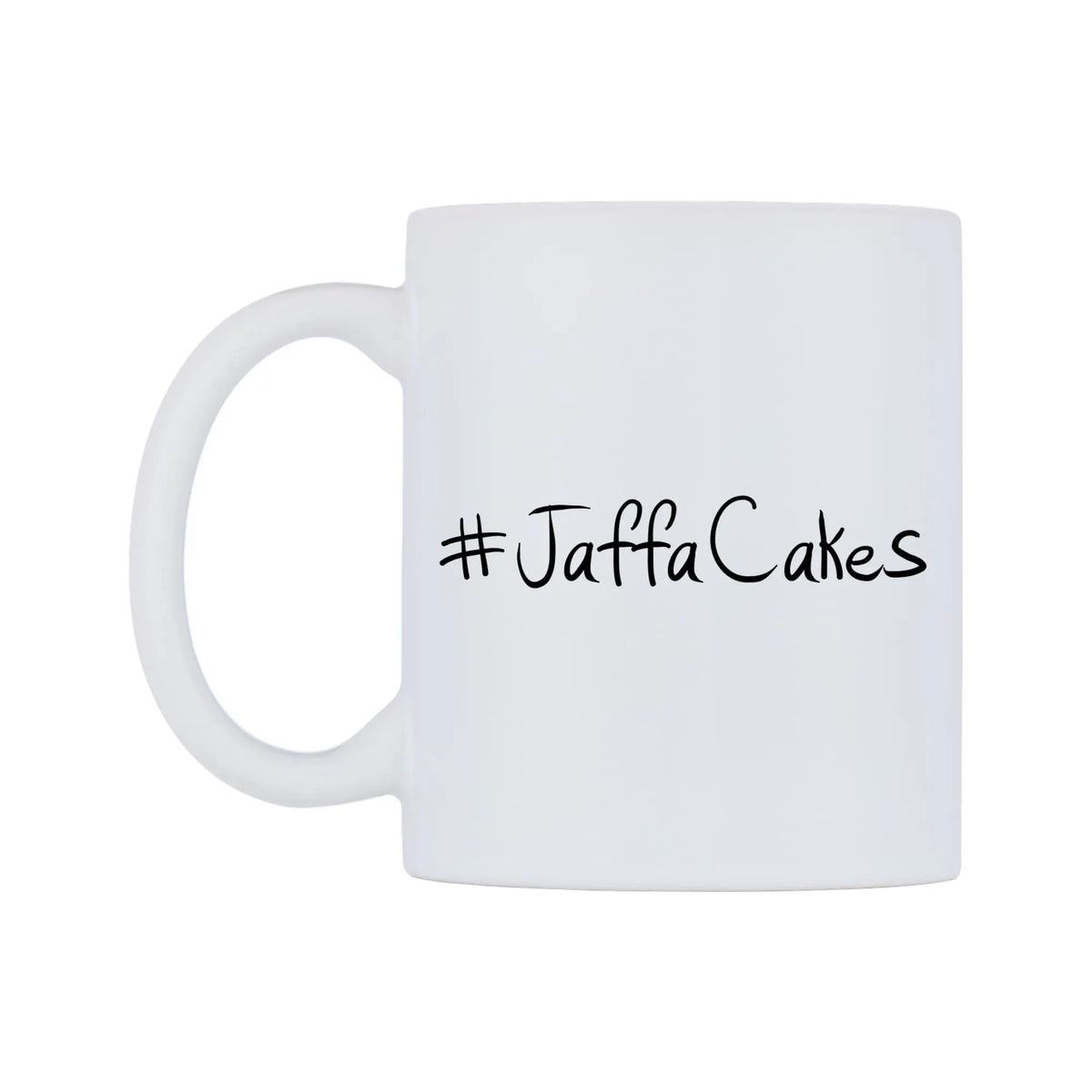 JaffaCakes Mug — mug, right side, on a white background