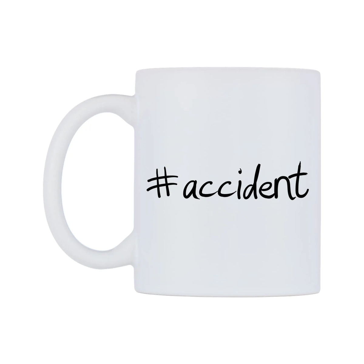 accident Mug — mug, right side, on a white background