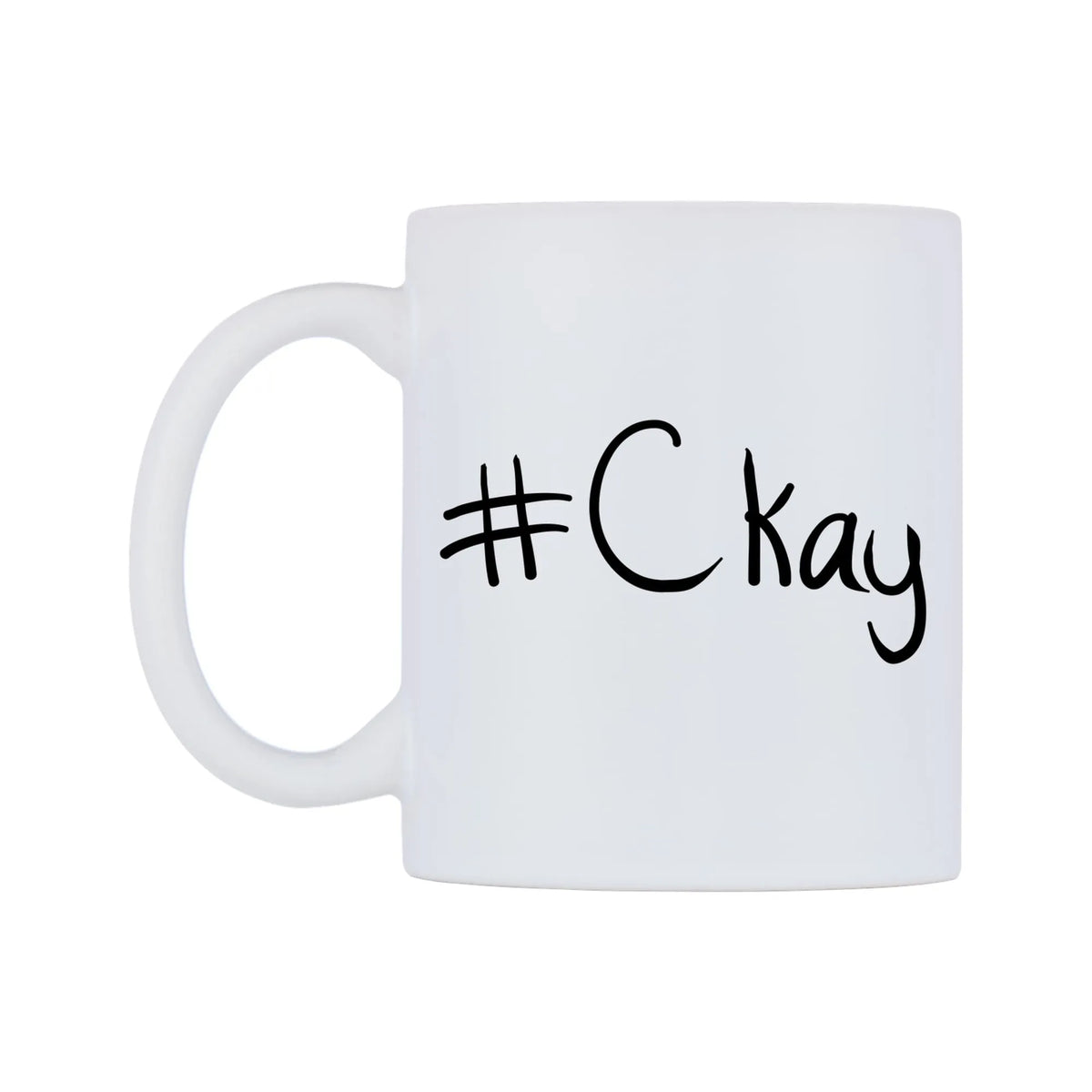 Ckay Mug — mug, right side, on a white background