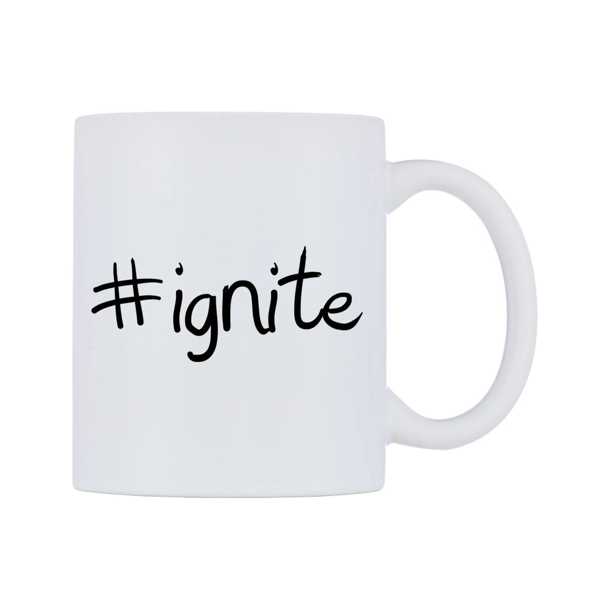 ignite Mug — mug, left side, on a white background