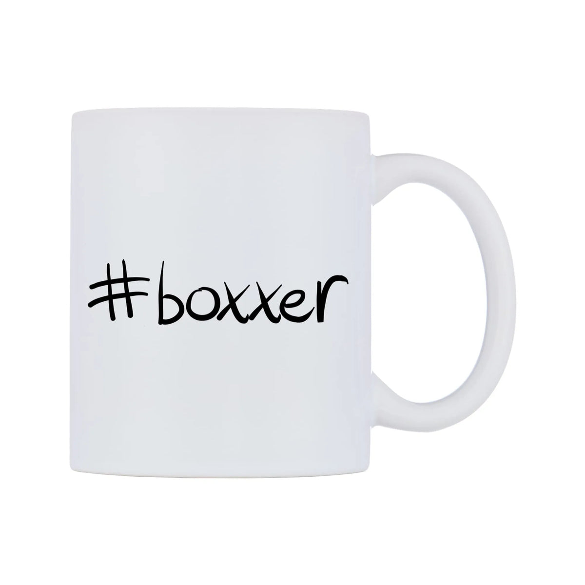 boxxer Mug — mug, left side, on a white background