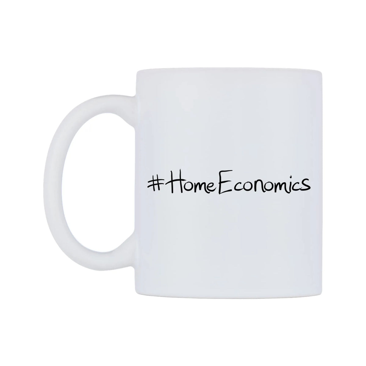 HomeEconomics Mug — mug, right side, on a white background