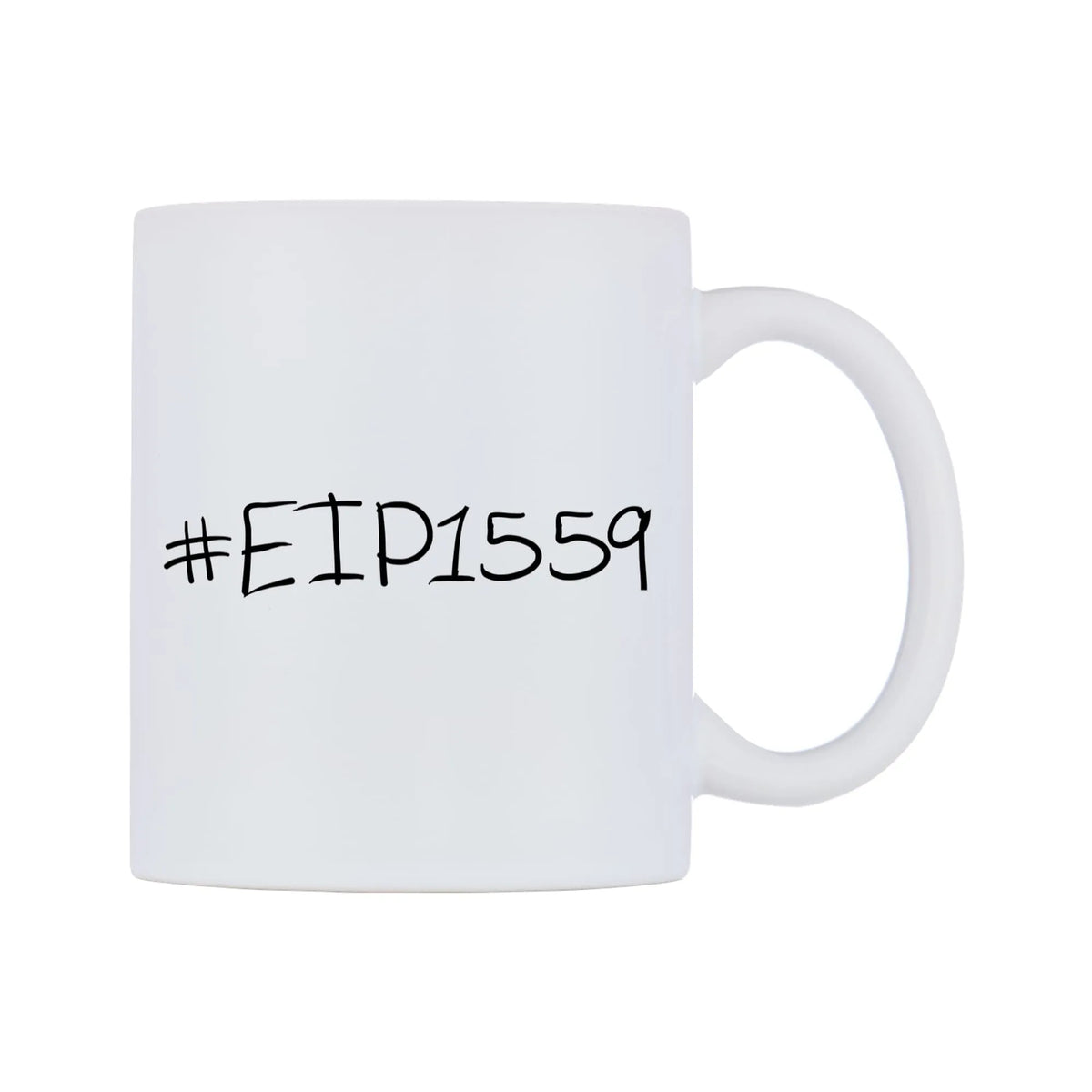 EIP1559 Mug — mug, left side, on a white background