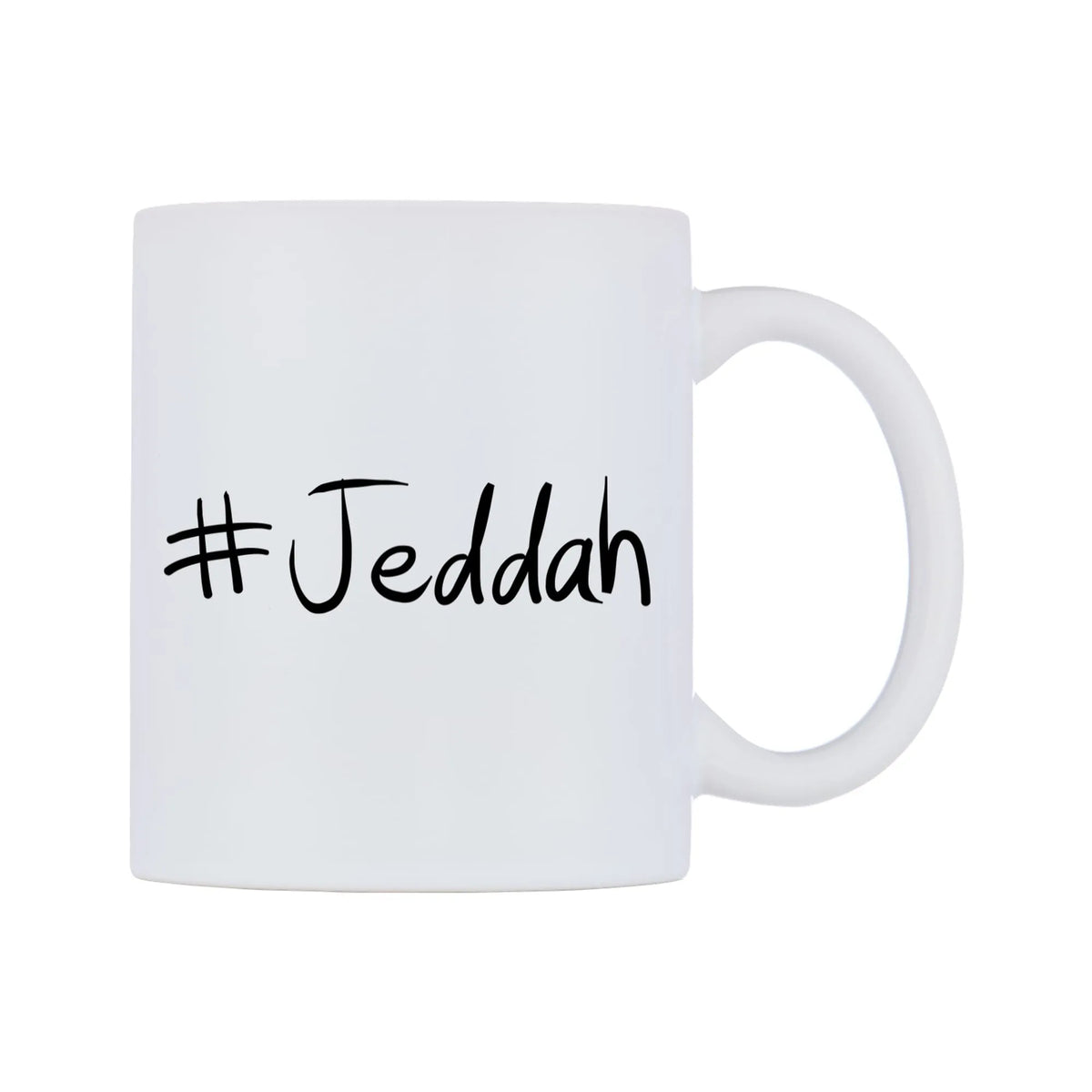 Jeddah Mug — mug, left side, on a white background