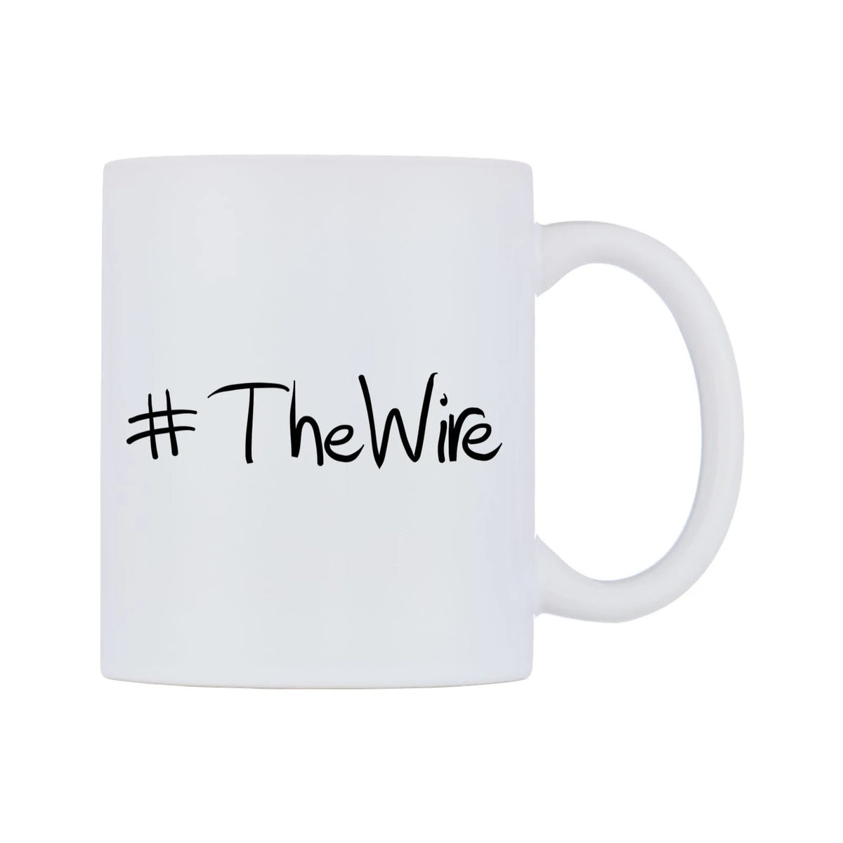 TheWire Mug — mug, left side, on a white background