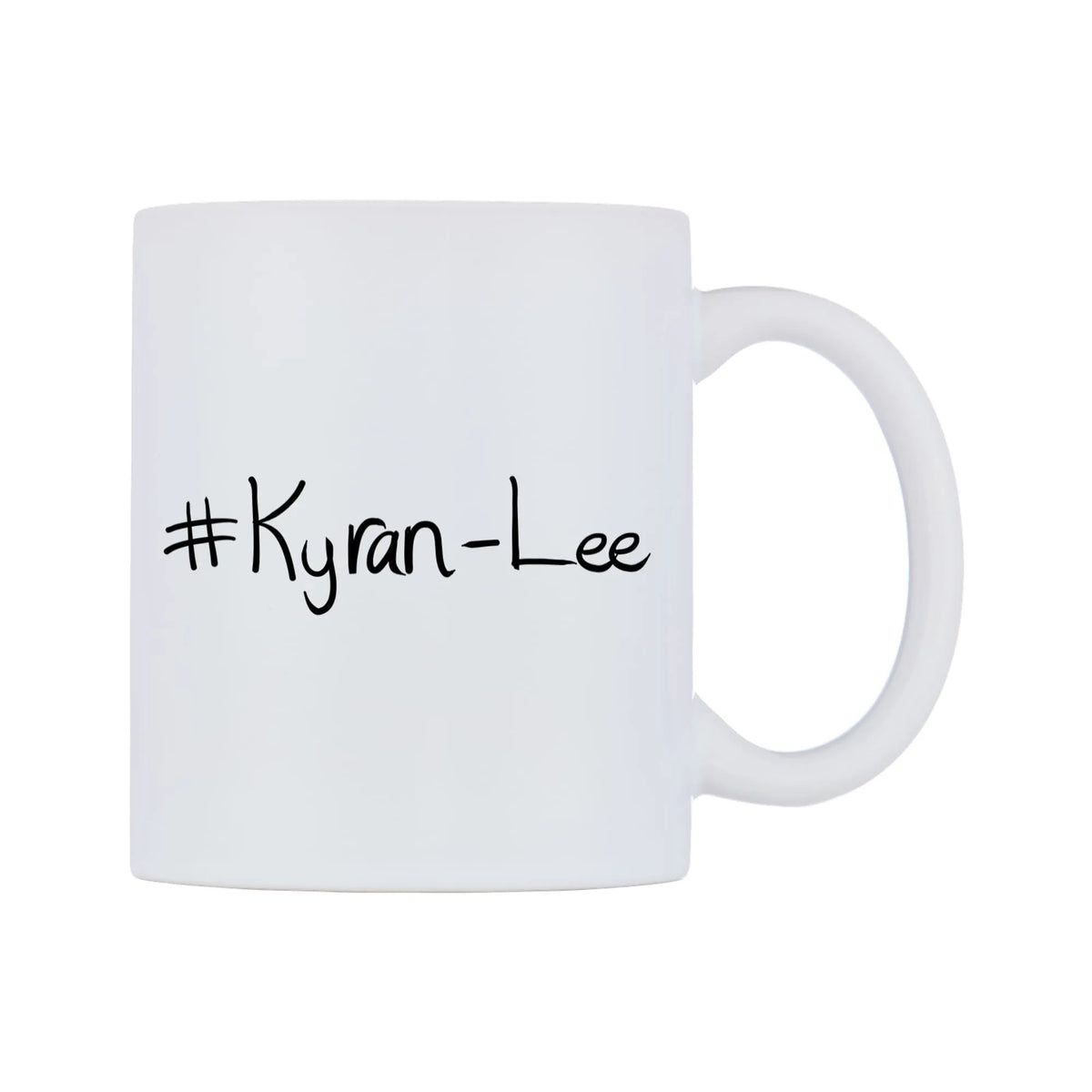 Kyran-Lee Mug — mug, left side, on a white background