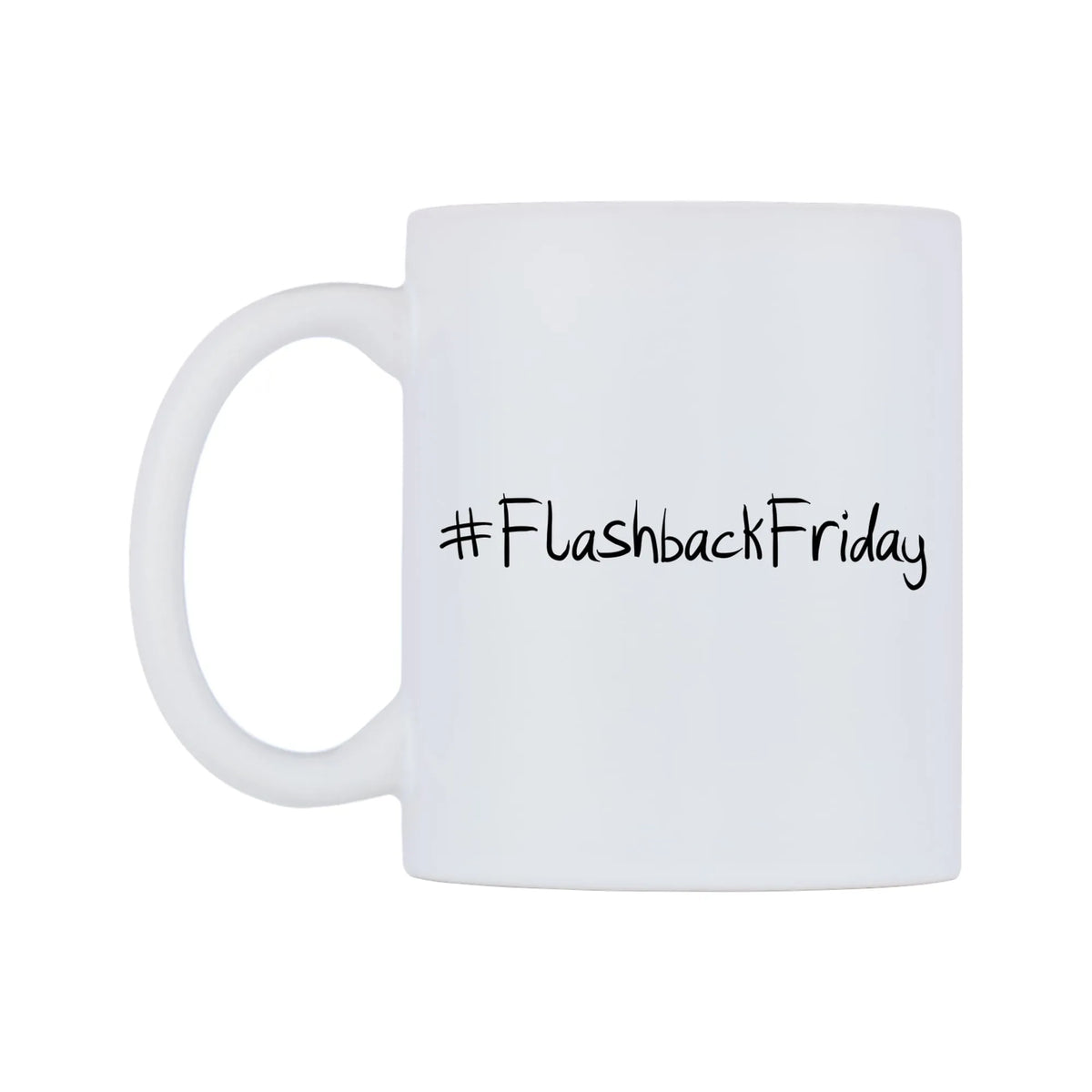 FlashbackFriday Mug — mug, right side, on a white background