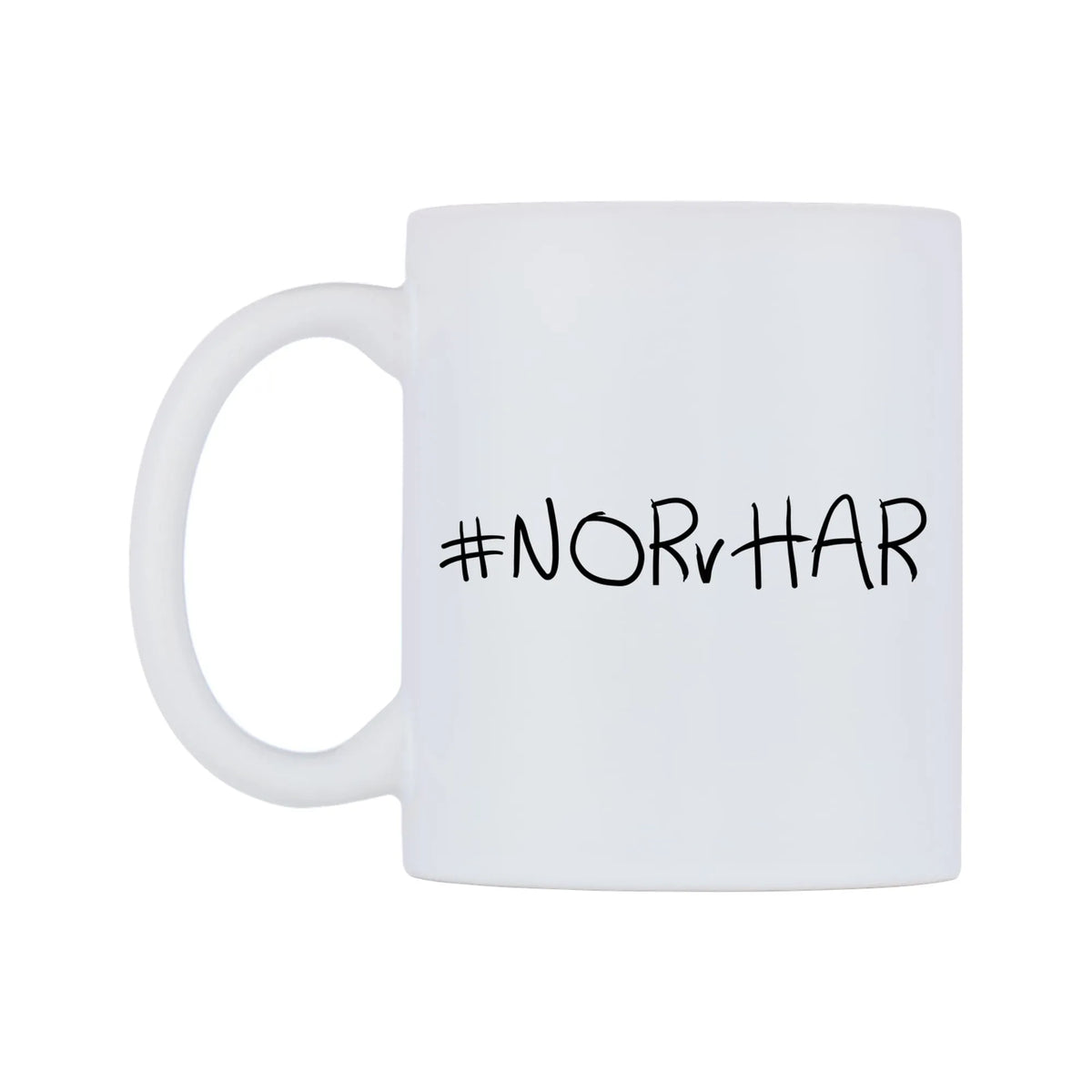 NORvHAR Mug — mug, right side, on a white background