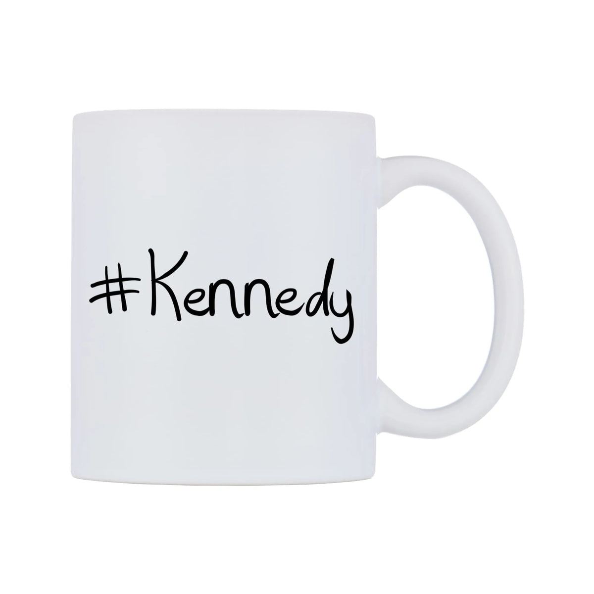 Kennedy Mug — mug, left side, on a white background