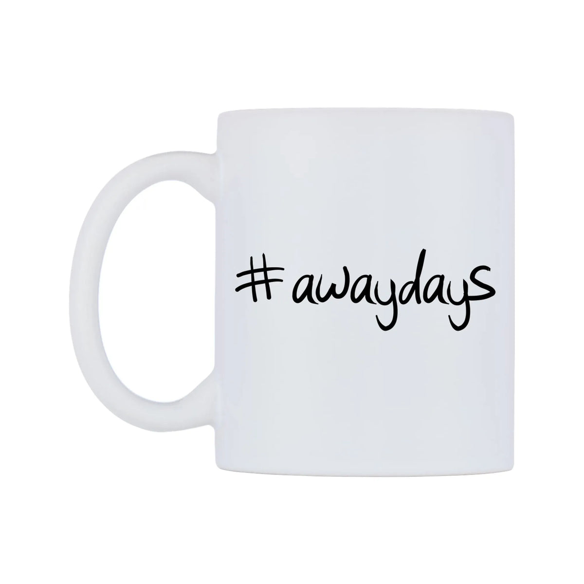awaydays Mug — mug, right side, on a white background