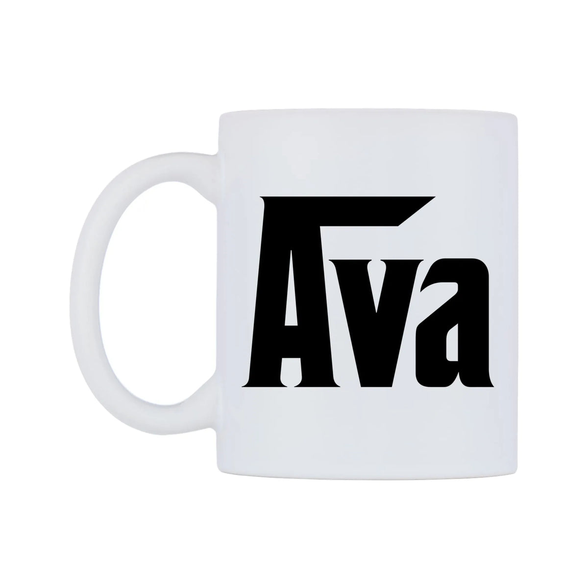 Ava - Godfather Themed Mug — white 11oz gloss mug, right side, on a white background