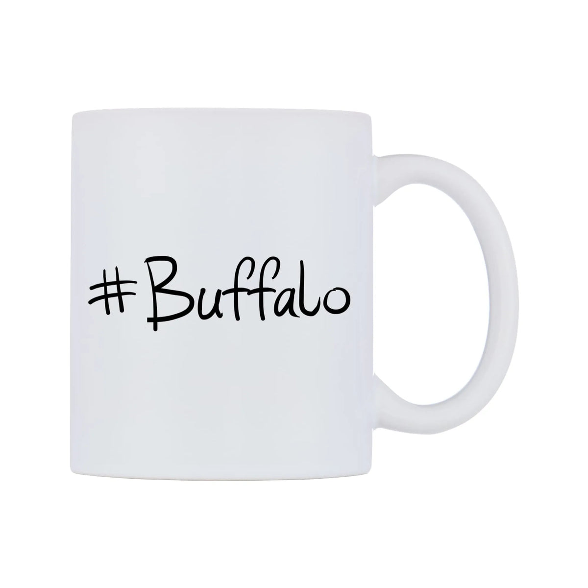 Buffalo Mug — mug, left side, on a white background